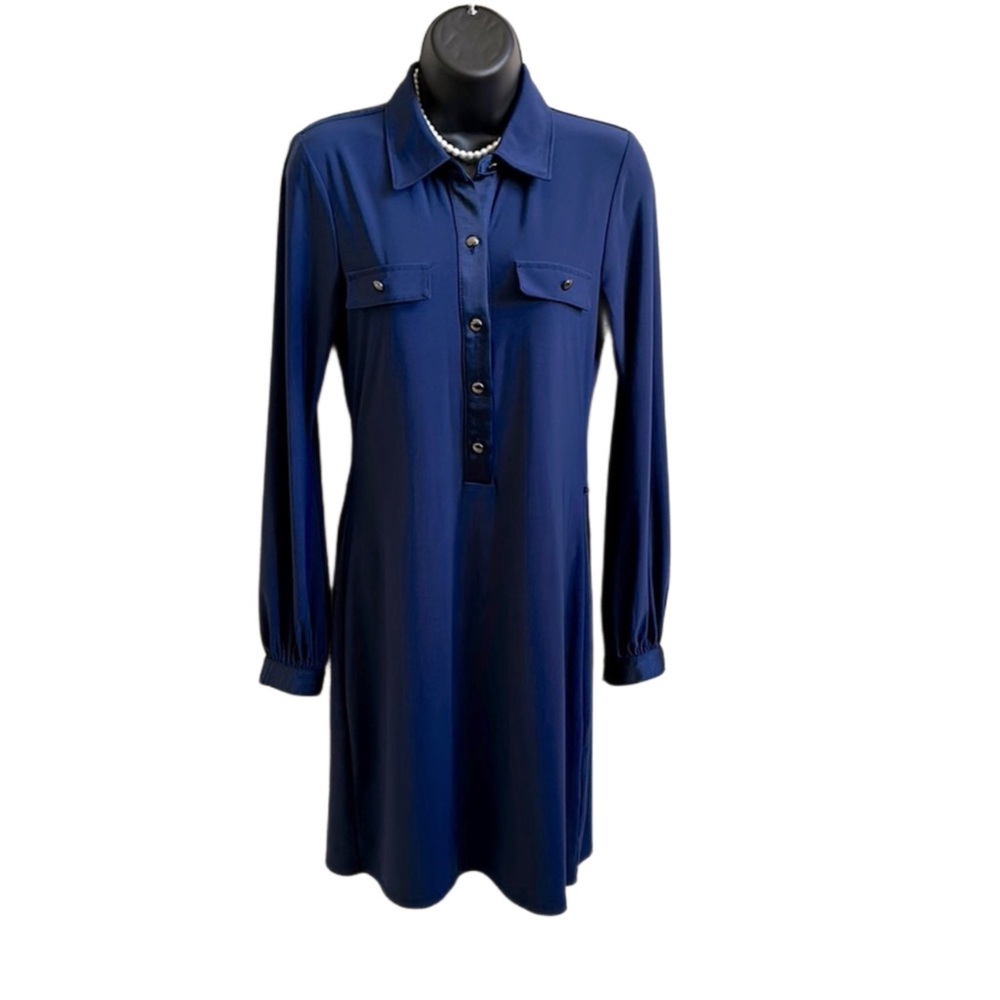 White House | Black Market Button Down Shirt Dress